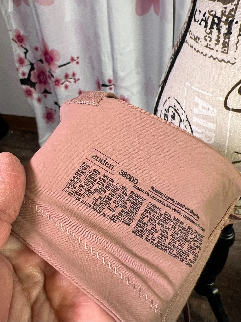 Auden Mauve Nursing Bra